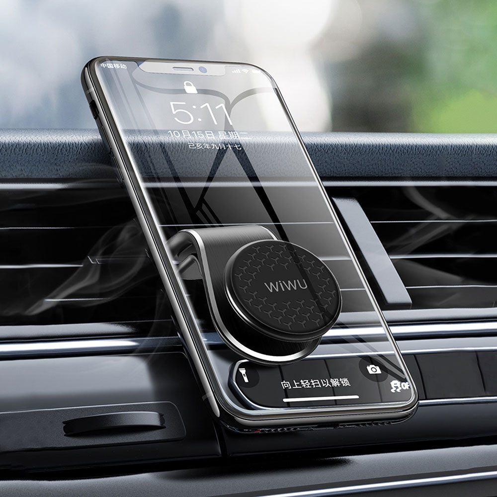 Wiwu CH006 360 Derece Dönebilen Havalandırma Tasarım Araç Telefon Tutucu - 4 Wiwu CH006 360 Derece Dönebilen Havalandırma Tasarım Araç Telefon Tutucu - 4